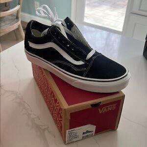 Vans Black and White Sneakers